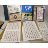 20th Century Channel Islands stamp collection including two complete mint blocks, various covers and