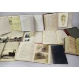 Collection of handwritten diaries of William and Helena Sonnenschein 12 volumes - one empty Dates