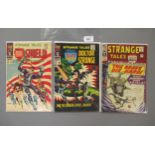 Marvel Comics, three issues ' Strange Tales ', ' Nick Fury ' and ' Doctor Strange ', Nos. 167, 163