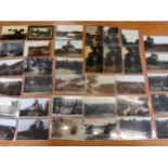 Thirty five postcards, Croydon related, including twenty six RP's, Shirley Hills, Addington Hills,