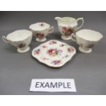 Hammersley floral decorated tea service