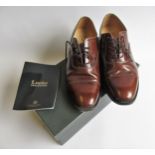 Pair of gentleman's brown leather Loake shoes, size 9, in original box