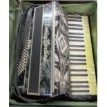 Enrico Bertini, Italian piano accordion, in orginal fitted case