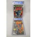 Marvel Comics, ' Ghost Rider ' No.1 CGC graded 4.5, together with ' Ghost Rider ' No.28 CGC graded