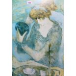 Barbara A. Wood, signed Limited Edition colour print, female figure study, 29.5ins x 23.5ins,