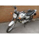 Honda CG125 motorcycle, registration MX08JXR, low mileage of 3342 We have only one key and we have