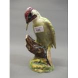 Beswick pottery figure of a woodpecker, 9ins high