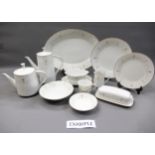 Noritake Courtney, pattern extensive twelve place setting part dinner and tea service