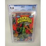 Marvel Comics, American issue ' Godzilla King of The Monsters ', No. 1 CGC graded 9.4