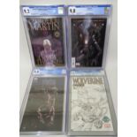 Group of 4 CGC graded comics including Marvel ' Alien 1 ', graded 9.8 and ' Venom 27 ', graded 9.8