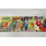 DC Comics, group of four American issue ' The Flash ', including No.s 166, 168, 192 and 198