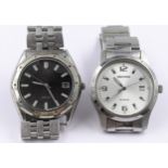 Seiko SQ50 wristwatch and another gentleman's wristwatch