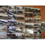 Thirty one postcards, Croydon related, including twenty six RP's, Thornton Heath area including