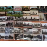 Thirty seven postcards, Croydon related, including twenty seven RP's, Oaks Road, Shirley, Love Lane,
