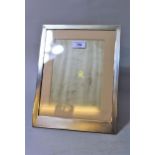 Large good quality silver photograph frame by Elkington & Co., London 1939, 11.75ins high Small dent