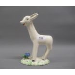 Plichta pottery figure of Larry the Lamb, 8.25ins high