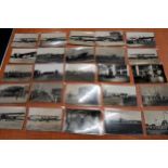 Twenty five postcards, all RP's, Croydon Aerodrome and aviation related