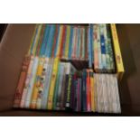 Box containing a large quantity of various children's books, including Enid Blyton, Rupert The