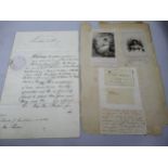 Queen Victoria, an autograph document granting free pardons to Charles J. Kickham and others, St.