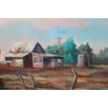 Mike Brown, oil on canvas ' Wollongong Ranch '78 ', signed M.J. Brown, 16ins x 20ins, framed