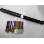 World War II medal group of four, including the George VI star and France and Germany star etc,