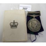 George VI medal with Palestine 1945/48 bar Inscription: 14459961 R.F.N S.J SLOAN R.U.R