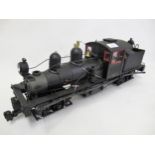 American large scale shay engine locomotive in black Not complete but looks like running models