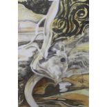 Alasdair McMorrime, pair of artist signed Limited Edition lithographs, abstract studies, 28.5ins x