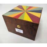 Penhaligon's of London walnut, box with multicolour hinged cover