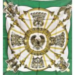 Hermes, Paris, silk scarf ' Egypte ' or ' Scarabees et Pectoraux ' designed by Caty Latham , 90cm