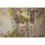 George Ray Burtenshaw, mixed media, view of Bell Street Reigate, signed and dated 1946, 14.75ins x