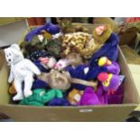Large collection of TY Beanie Toys including six ' Princess '