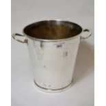 Gaskell & Chambers silver plated two handled wine cooler