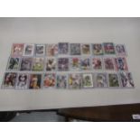 Group of thirty American football signed cards They are original signatures not printed.