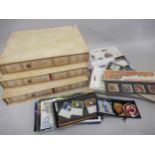 Three slip cased Stanley Gibbons albums containing a collection of stamps celebrating the Royal
