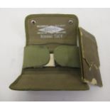 Khaki canvas cased travelling shaving set by Gillette for the U.S Army and an early 20th Century