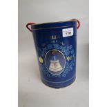 Bells Whisky, Queen Mother 90th Birthday Commemorative bell shaped decanter in original tin