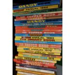 Quantity of various childrens annuals