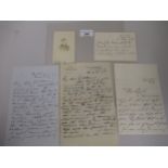 Autograph letter signed and a signed photograph by Prince Arthur of Connaught (son of Queen