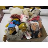 Quantity of various modern soft toys