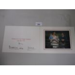 TRH Charles Prince of Wales and Diana Princess of Wales, signed Christmas card incorporating a