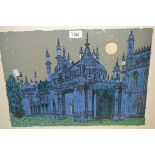 Bernard Brett, group of four signed colour prints, ' Royal Pavilion, Brighton ', ' Martello