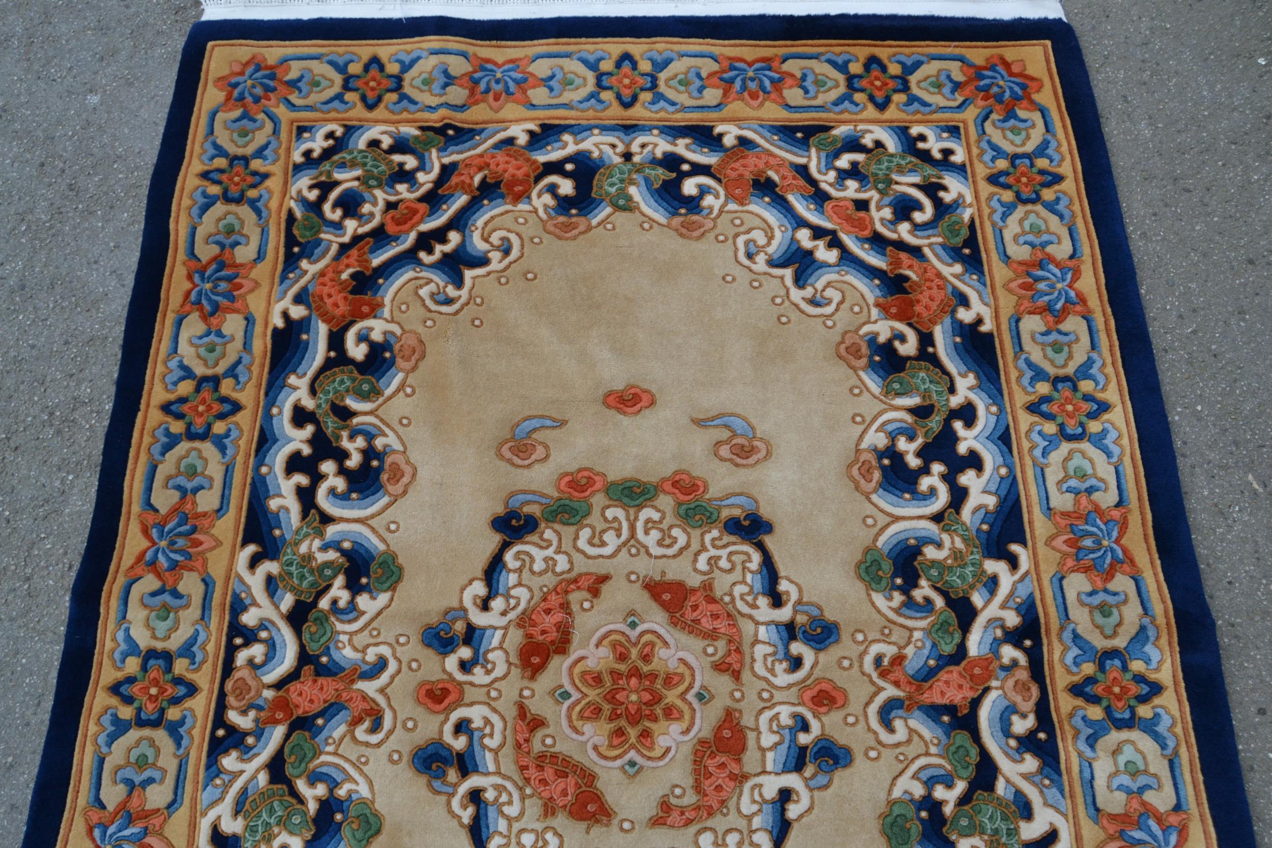 Modern Chinese woolen rug - Bild 2 aus 4