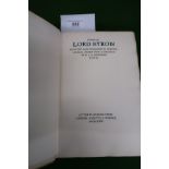 One volume, ' Poems of Lord Byron ', No.112 from Limited Edition of 260 with velum binding and
