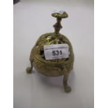 Brass shop counter bell Not ringing properly, all parts present but needs adjusting, othewise in