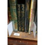 One volume, Frank Fairlegh with illustrations, two volumes ' Old Christmas ', by Washington Irving