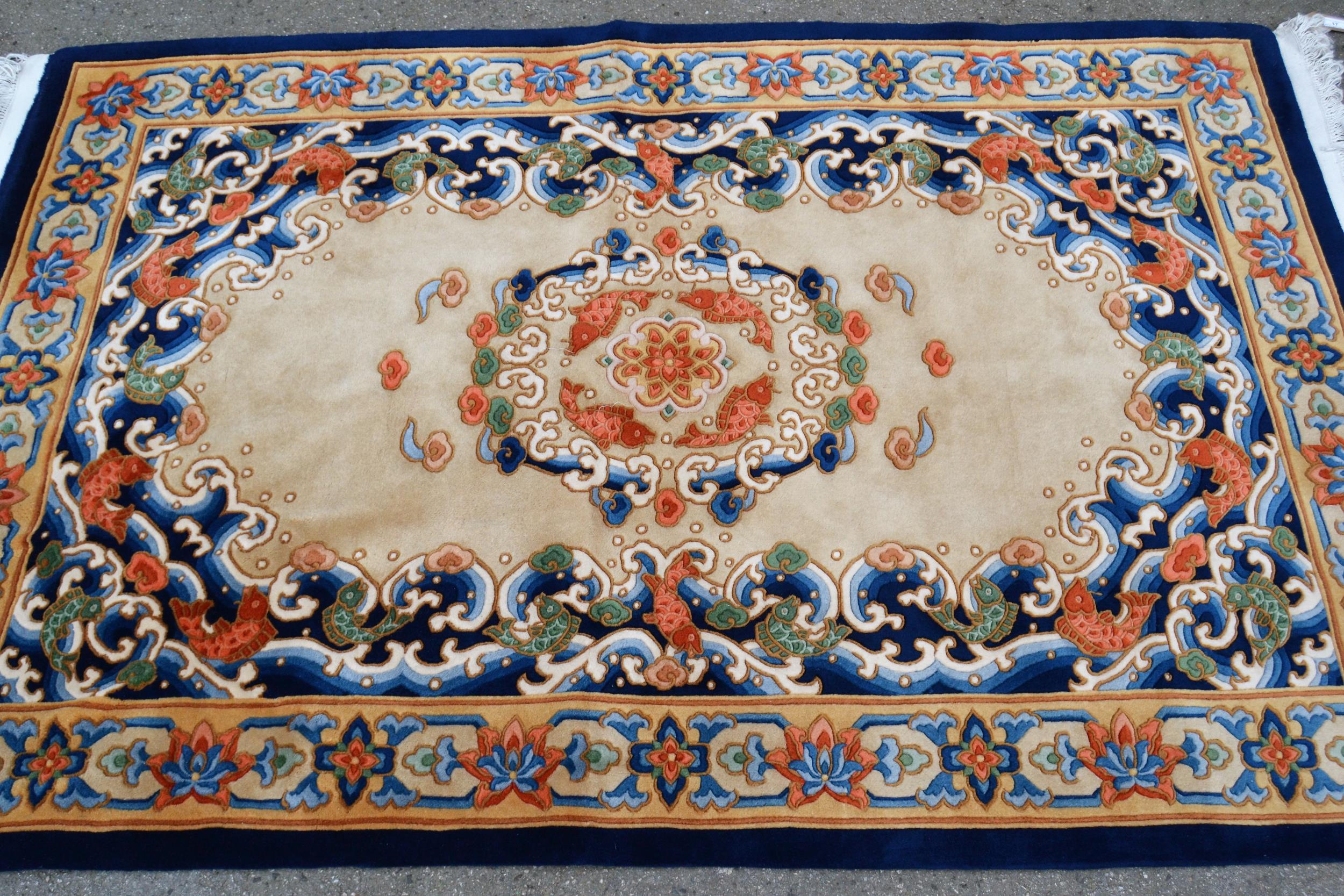 Modern Chinese woolen rug