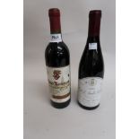 One bottle, Cotes Rocheuses St-Emilion Grand Cru 1983, and one bottle, Cotes de Nuits-Village 1999