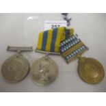 Group of three Korean medals with ribbons Korea medal naming - 22473079 PTE.E.L. Frost K.S.L.I