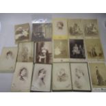 HM Queen Victoria and family, collection of cabinet cards of the Royal family, some annotated in
